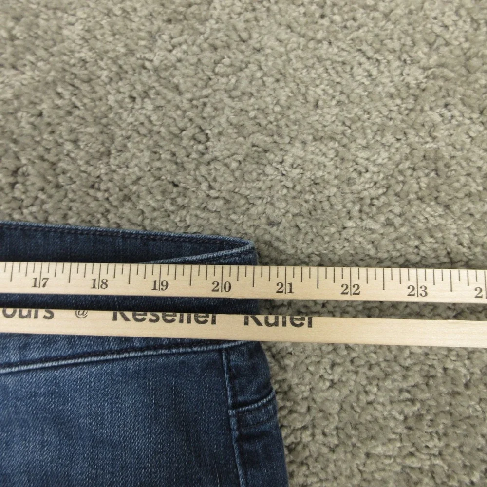 7 For All Mankind Jeans Mens 40x30 Blue The Straight Foolproof Denim Pants Faded